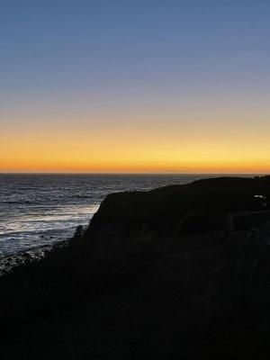 Pacific Ocean sunset