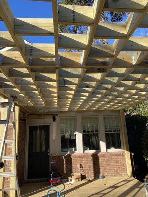 Looking good Pergola!!