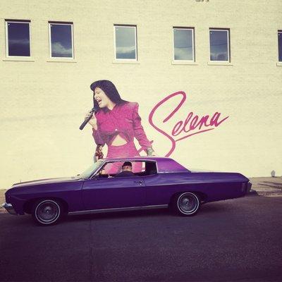 Selena mural by local artist, Jeremy Biggers