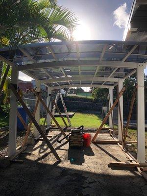 Carport top off