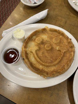 Smiley Belgium Waffle