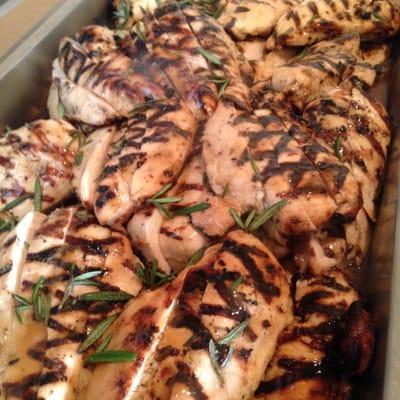 Main Selection: Grilled Rosemary Chicken w/ Rosemary Chardonnay Sauce