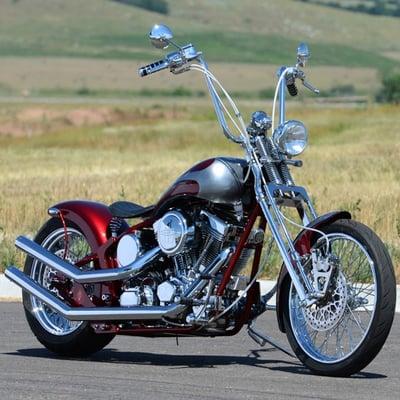 Our signature Softail design we call the Deviltail, this is our 2011 build for Sturgis.