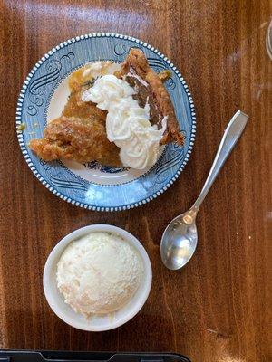 Honey pie and honest graham ice cream