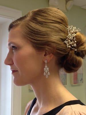 Lovely bridal updo!