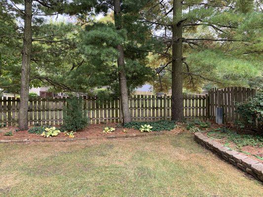 Dirt was placed on top of my grass all over the lawn with grass seed to even out the ruts in the lawn.