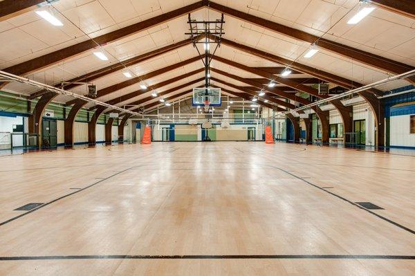 Basketball, Volleyball, and Pickleball courts