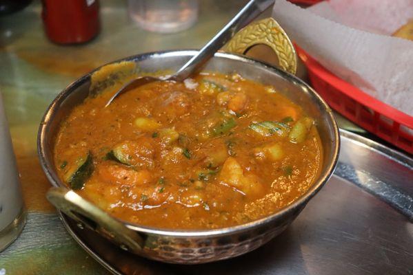 Vegetable curry (also came with a side of rice)