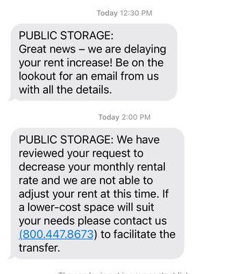 AVOID public storage for any storage needs  3months!!!!!!!!