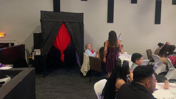 Enclosed Photo Booth