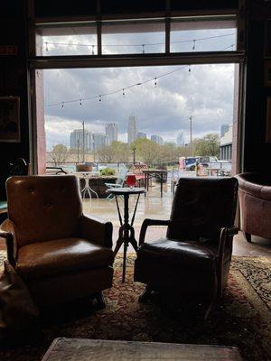 Cityscape views in an eclectic funky atmosphere with delicious beers