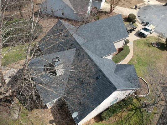 Brand new roof.  Sugar Hills Ga.