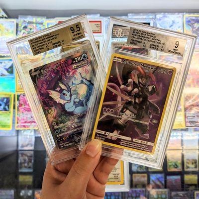 We sell Pokemon card singles, packs, graded slabs, and more!