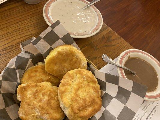 Biscuits and gravies