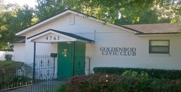 Goldenrod Civic Club
 RENT for Weddings, Receptions, Parties & Meetings
 Capacity Dinner Seating for 80 Persons