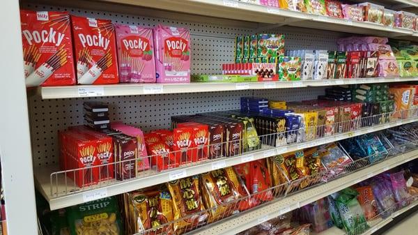 Pocky and various snacks!