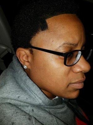 This is what they do to your hairline at Washington Cutters. Please steer clear of Tony and his renegade clippers.