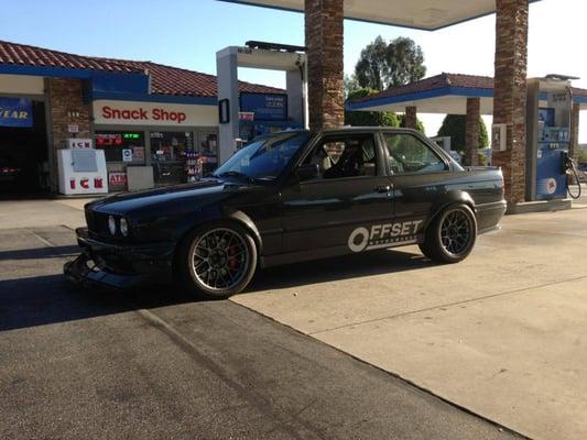 Turbo S52 swapped E30 that Offset has been working on for a bit.