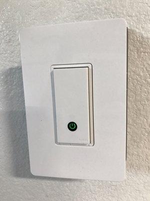 Love my WeMo wifi light switch.