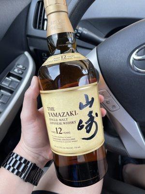 Drove all the way down here for this magic! Yamazaki 12 Years 750 ml. Bottle