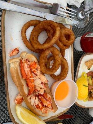 Hot buttered lobster roll