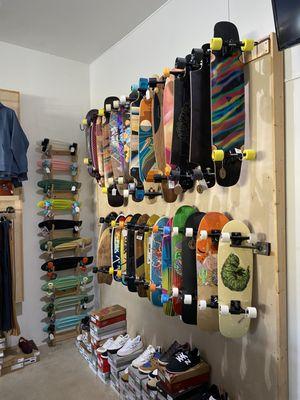 Cruisers, Surfskates, & Longboards! Great selection!