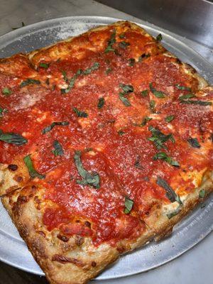 Upside Down "Brooklyn Style" Sicilian Pizza