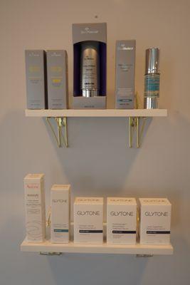 Additional SkinMedica products and some of our Avéne and Glytone products.