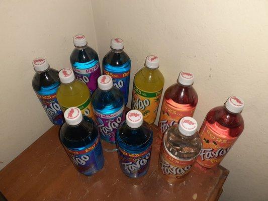 All the Faygo I got from the Liquor & Food shop