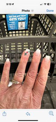 Love my Holly nails done by Kay!!! She is the best!