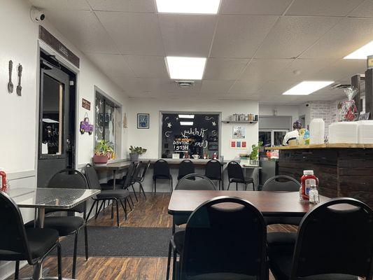 View of dining area (more around the corner) @ Hangry Solutions.