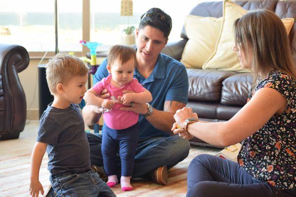 Parent coaching is at the core of our speech-language therapy, giving parents the tools to improve your child's communication skills at home