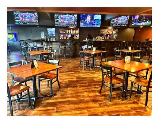 Inside Tony D's. W Belmont Ave,Elmwood Park, IL  Neighborhood Sport Bar. Beers Drinks Great Food Jukebox Slots Sport TVs.Nice & Clean Cool!