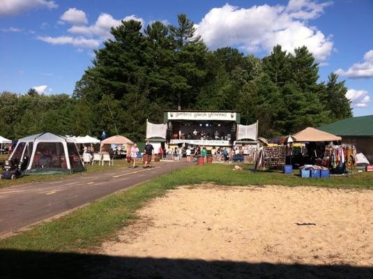 This is the large stage used for some of the music festivals