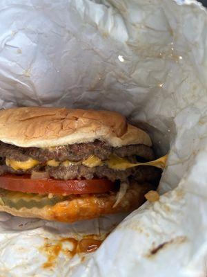 Junior Double Cheeseburger