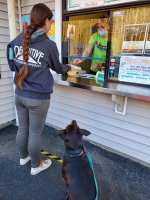 they have doggie sundaes!