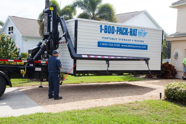 1-800-PACK-RAT is the simplest way to move or store your stuff in the Dallas area.