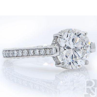 3 Carat F/VS2 GIA Graded Diamond Engagement Ring