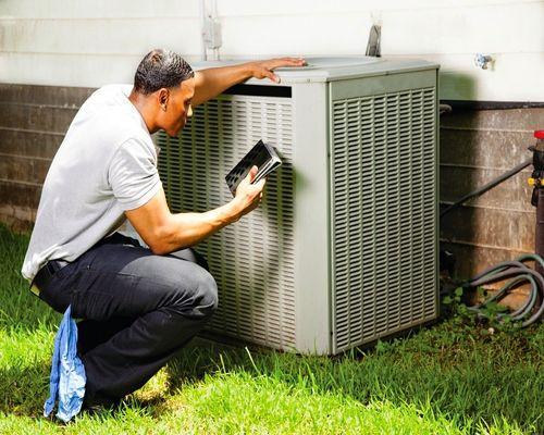 HVAC repair service.