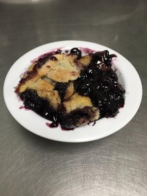 Blueberry cobbler