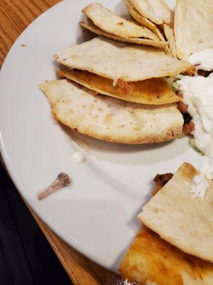 Chicken quesadillas