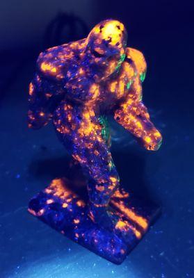 Fluorescent sodalite bigfoot