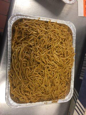 party tray plain Lo Mein