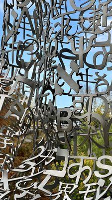 Tolerance Art Exhibit Statues On Allen Parkway