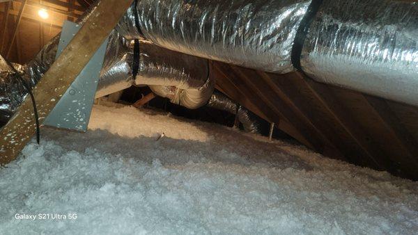 Duct work is so well ran