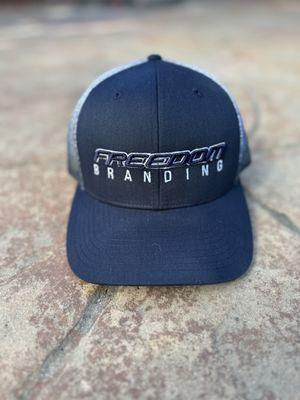 Freedom Branding custom hats are in! Love the embroidery! #freedombranding #customhats