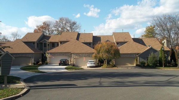 Another successful roof replacement project at Woodcrest Community in Lambertville, NJ!