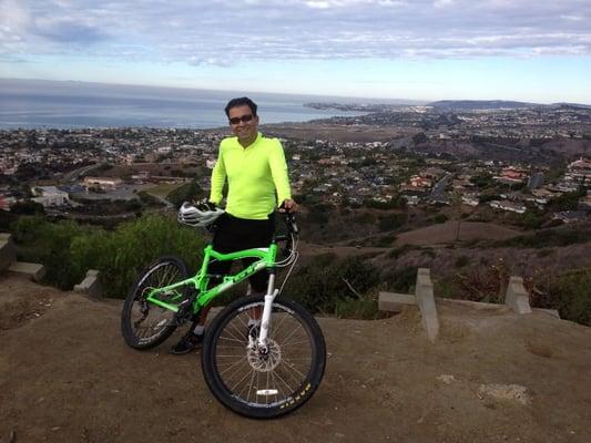 My favorite pass time on the weekends! Mountain biking in the hills of Laguna Beach!