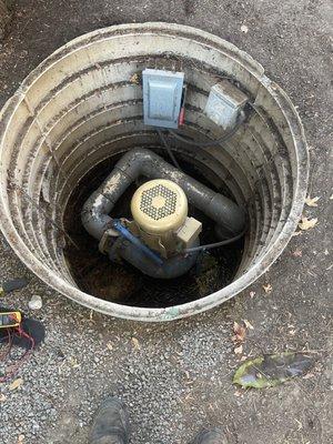 Fountain water pump replacement