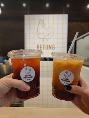 Thai Iced Tea, Thai Iced Lemon Tea